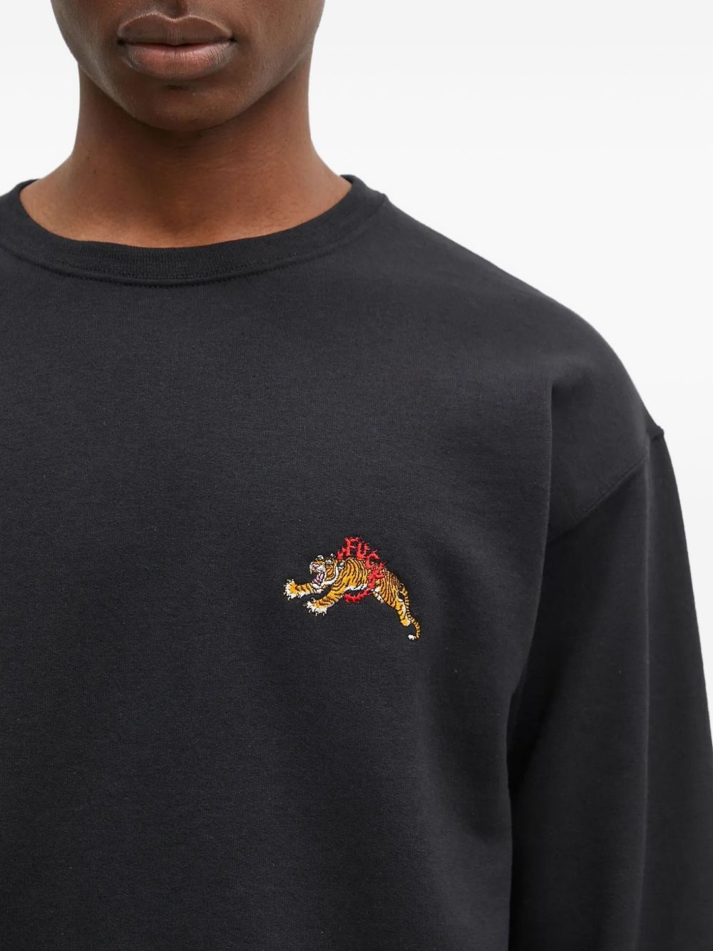 x Tim Lehi tiger-embroidered sweatshirt - 4