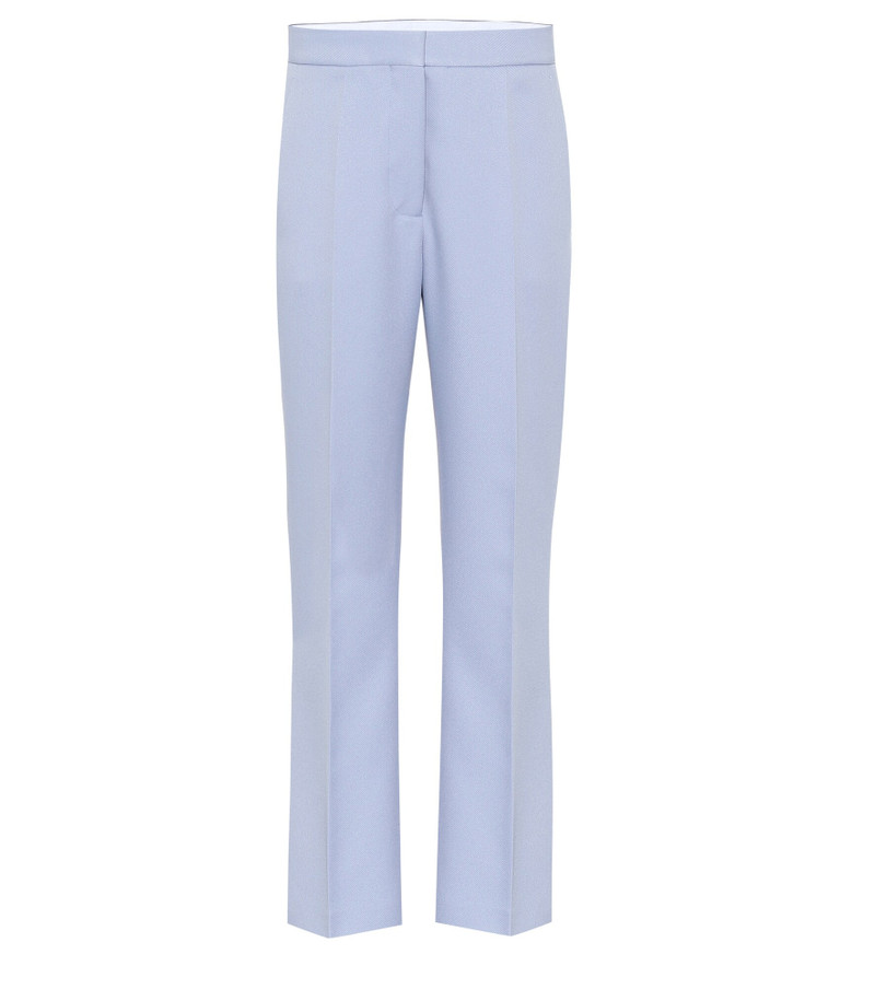 High-rise straight-leg pants 1