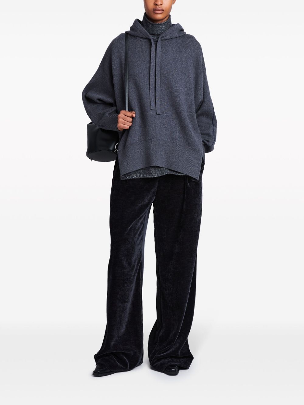 Cleo fine-knit hooded jumper - 2
