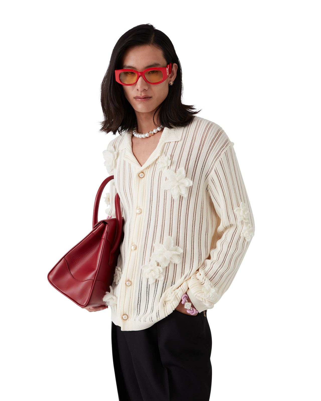 Flower Lace Shirt | Casablanca Paris - 4