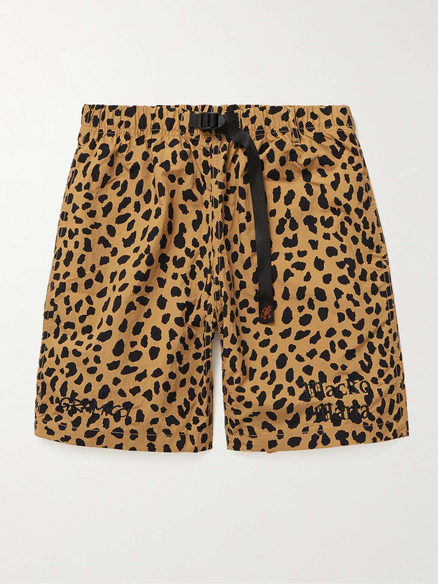 + Gramicci Straight-Leg Belted Leopard-Print Nylon Shorts - 1