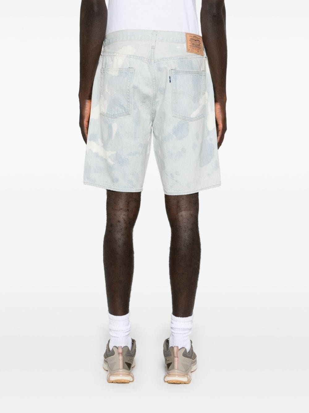 501 '80s bleached denim shorts - 4