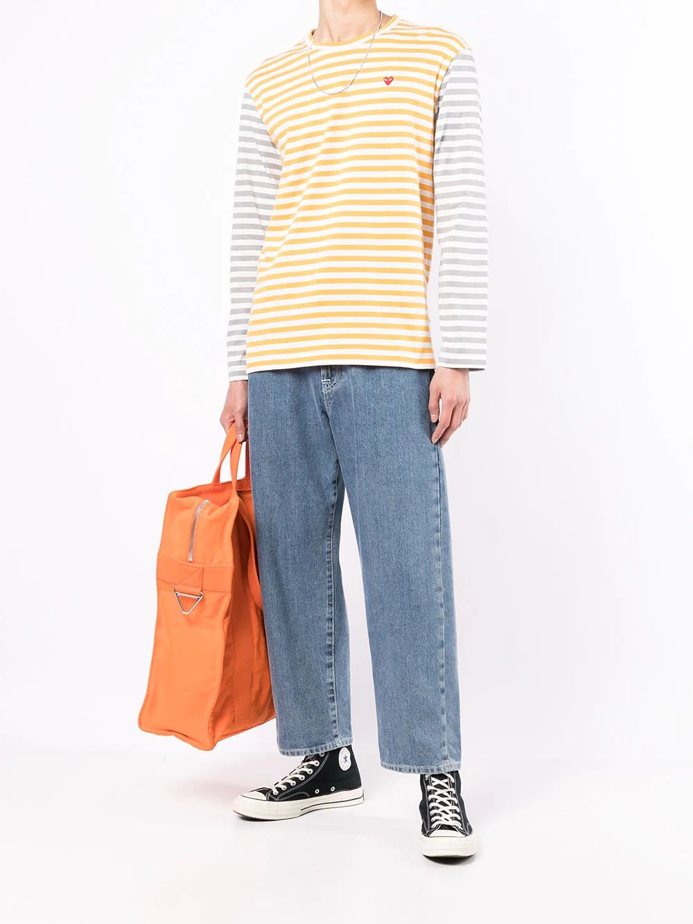 striped long-sleeve T-shirt - 2