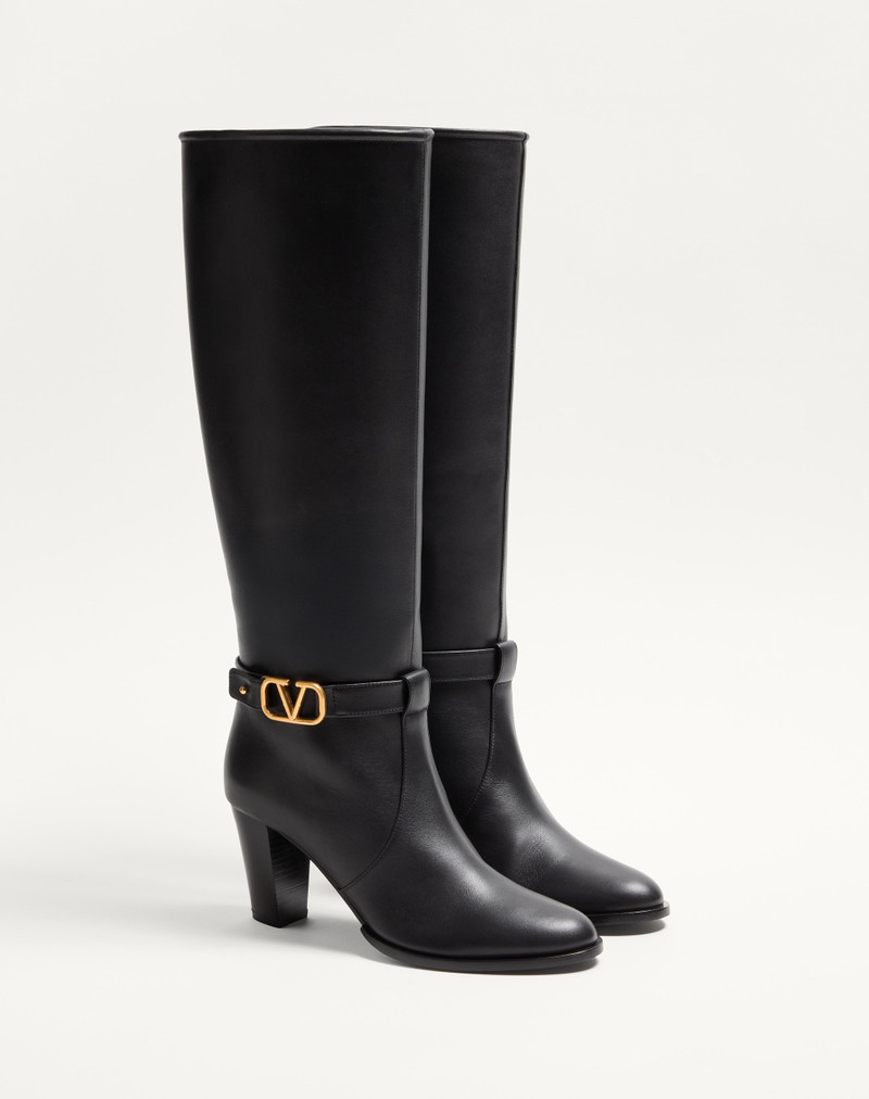 Valentino VLOGO SIGNATURE CALFSKIN BOOT 75MM outlook