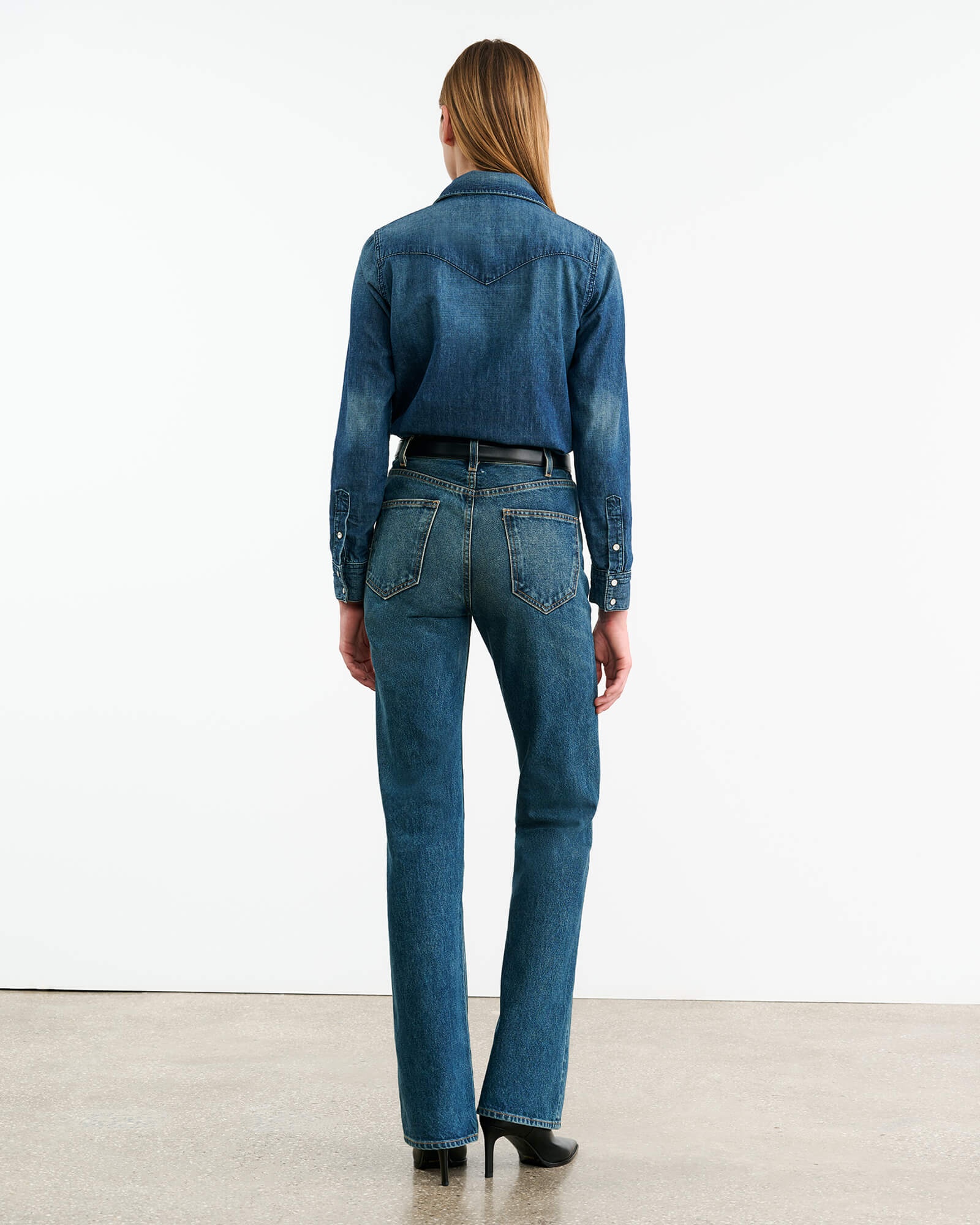COLLINS DENIM SHIRT - 5