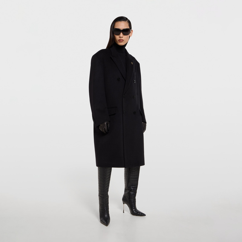 GUCCI Double-breasted wool cashmere coat outlook