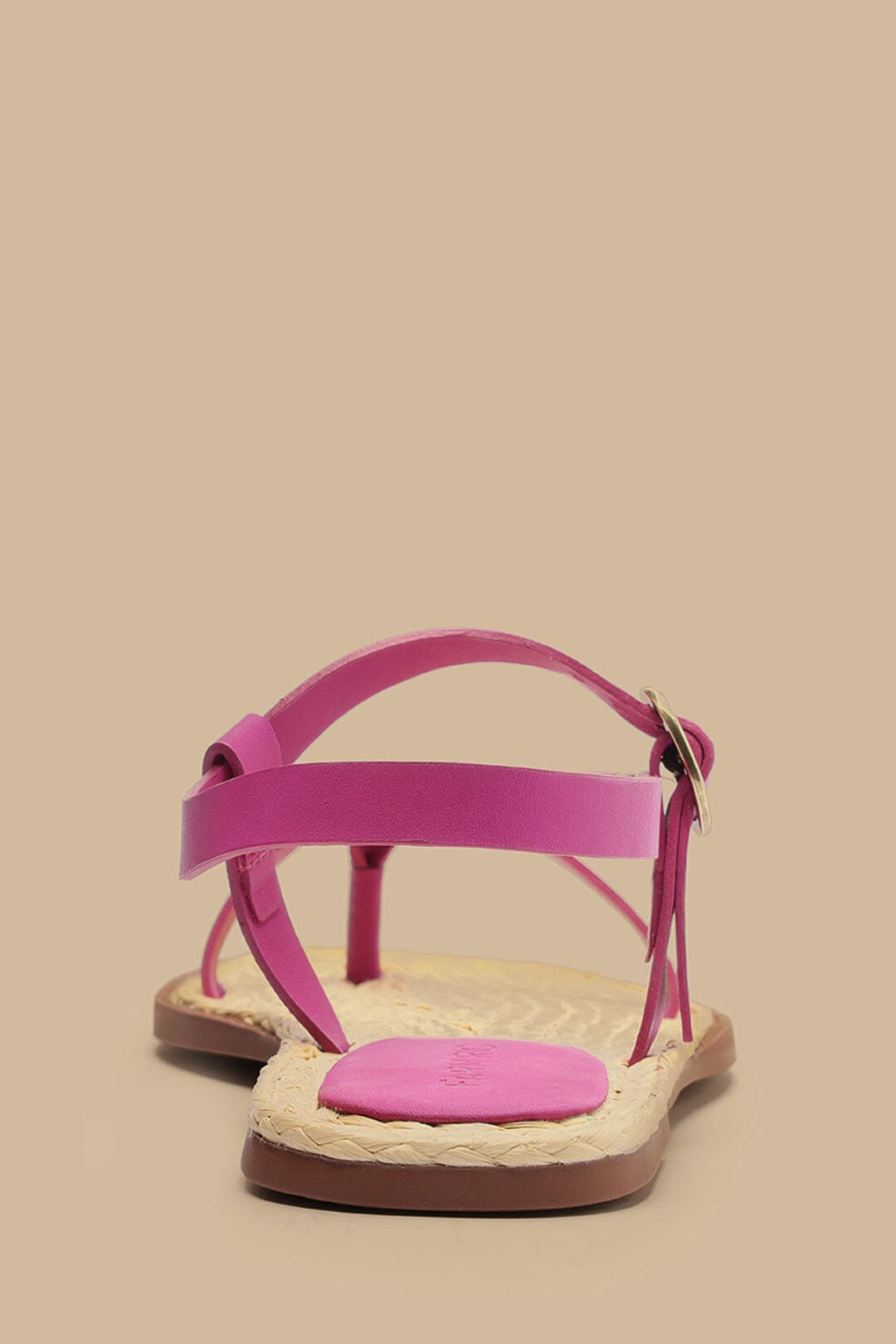 Pink Cross Strap Sandal - 4