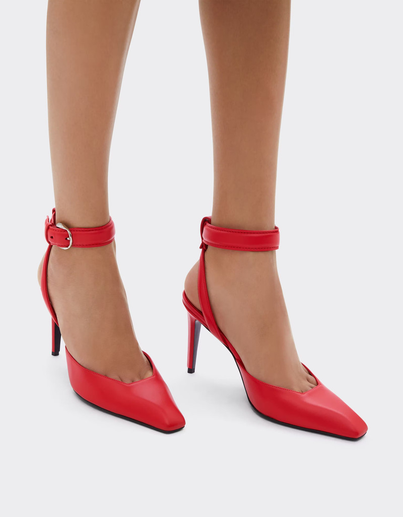 Leather Heeled Sandal 6