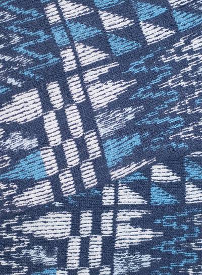 Nigel Cabourn Kinari Tokyo Cotton Salish Rug Crew Sock in Blue outlook