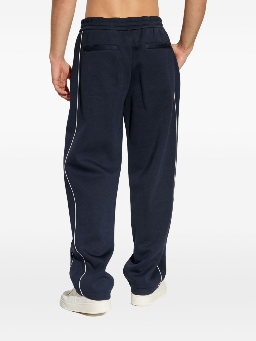 side-stripe track pants - 4