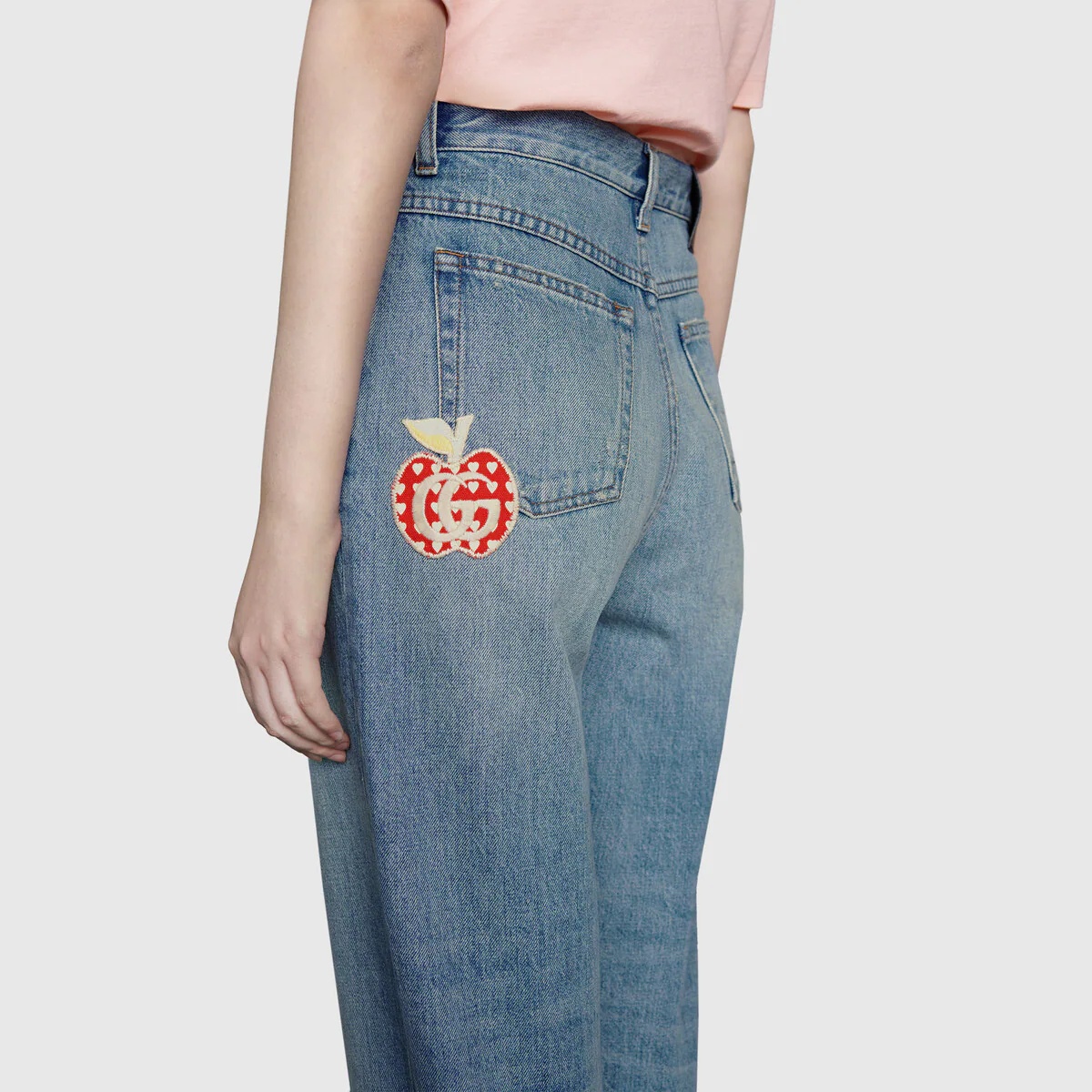 Gucci Les Pommes denim pant - 6