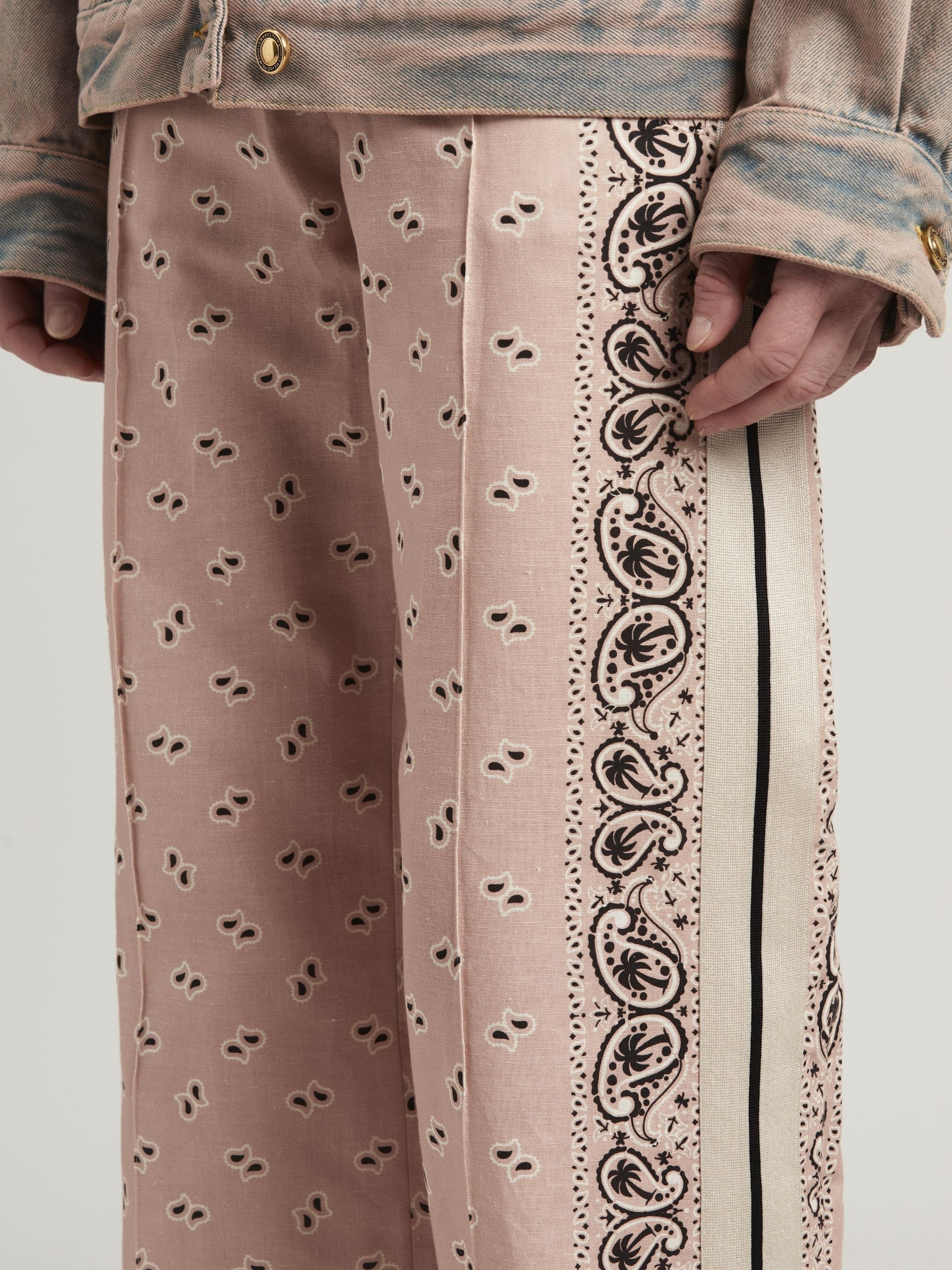 Paisley Track Loose Pants - 6