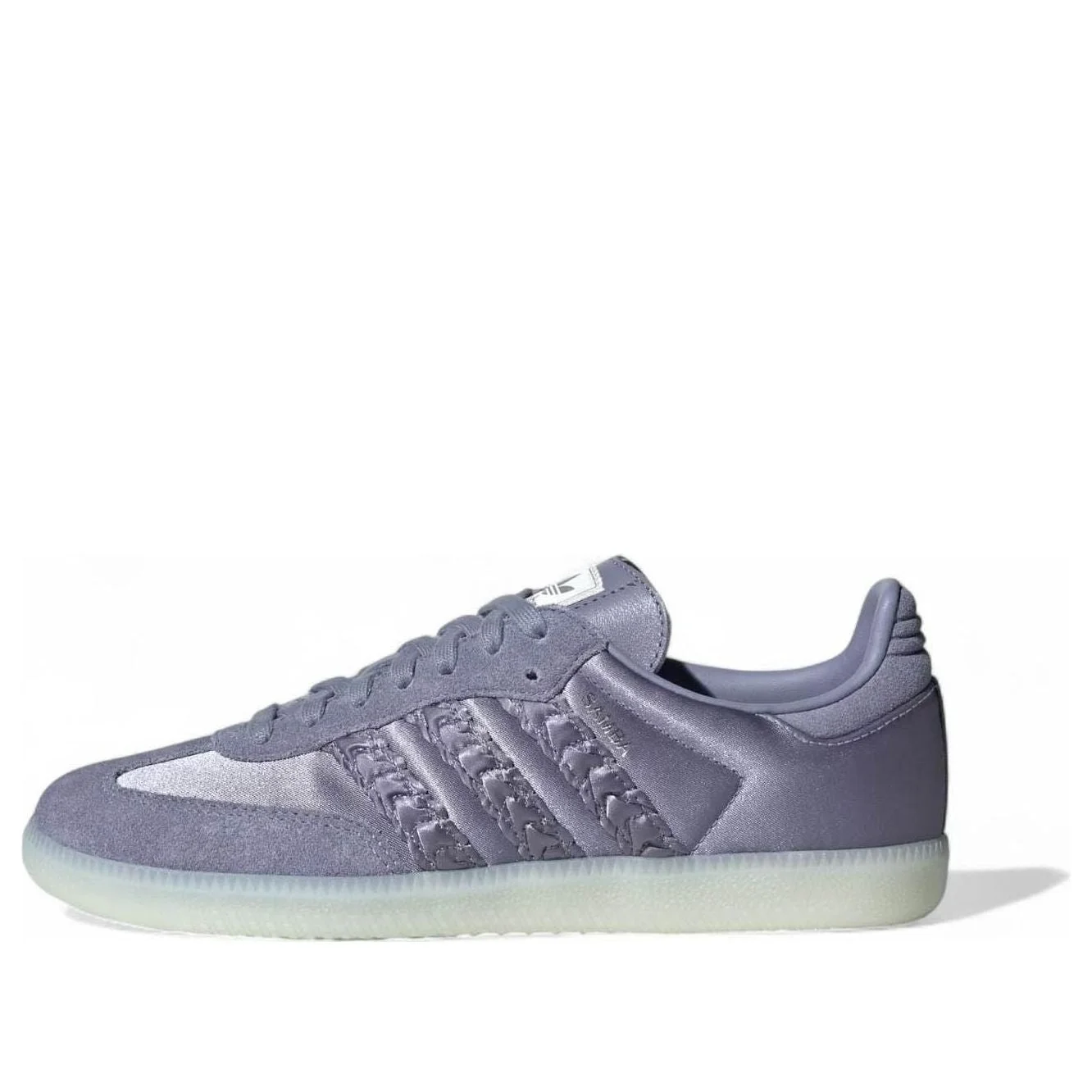 (WMNS) adidas Samba OG Satin 'Silver Violet' HQ5159 - 1