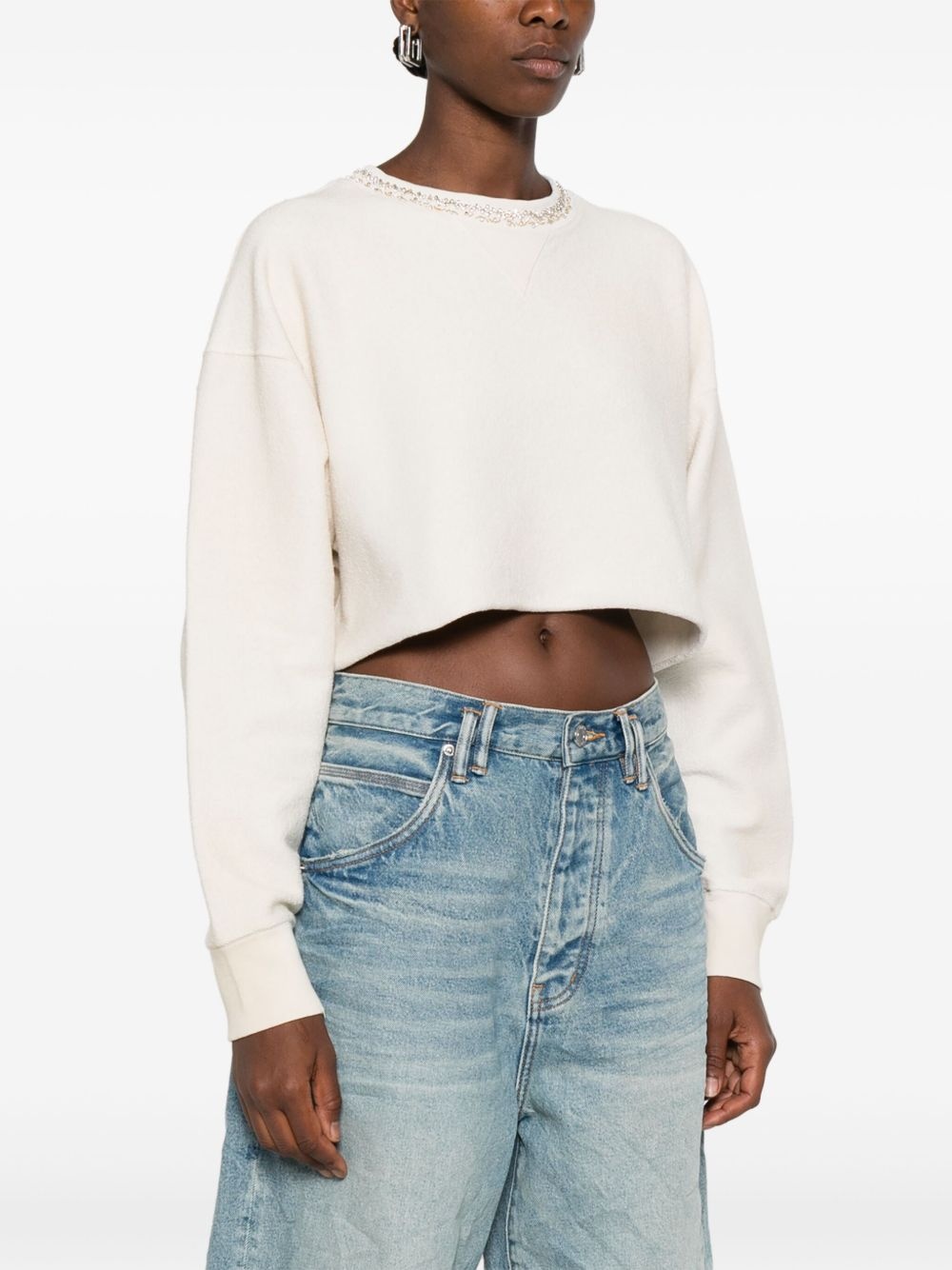 cropped sweater - 3
