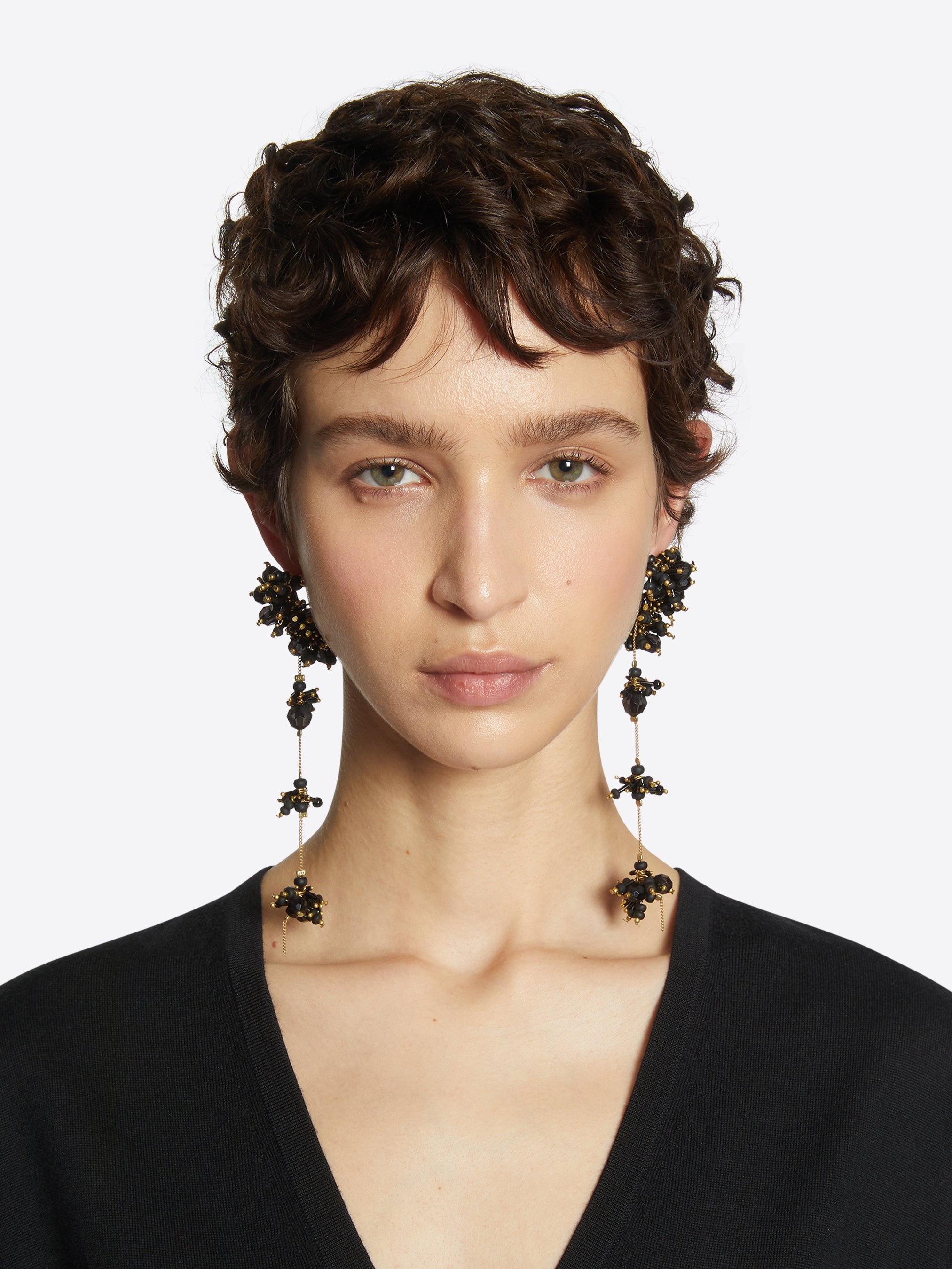 EMBROIDERED EARRINGS - 4