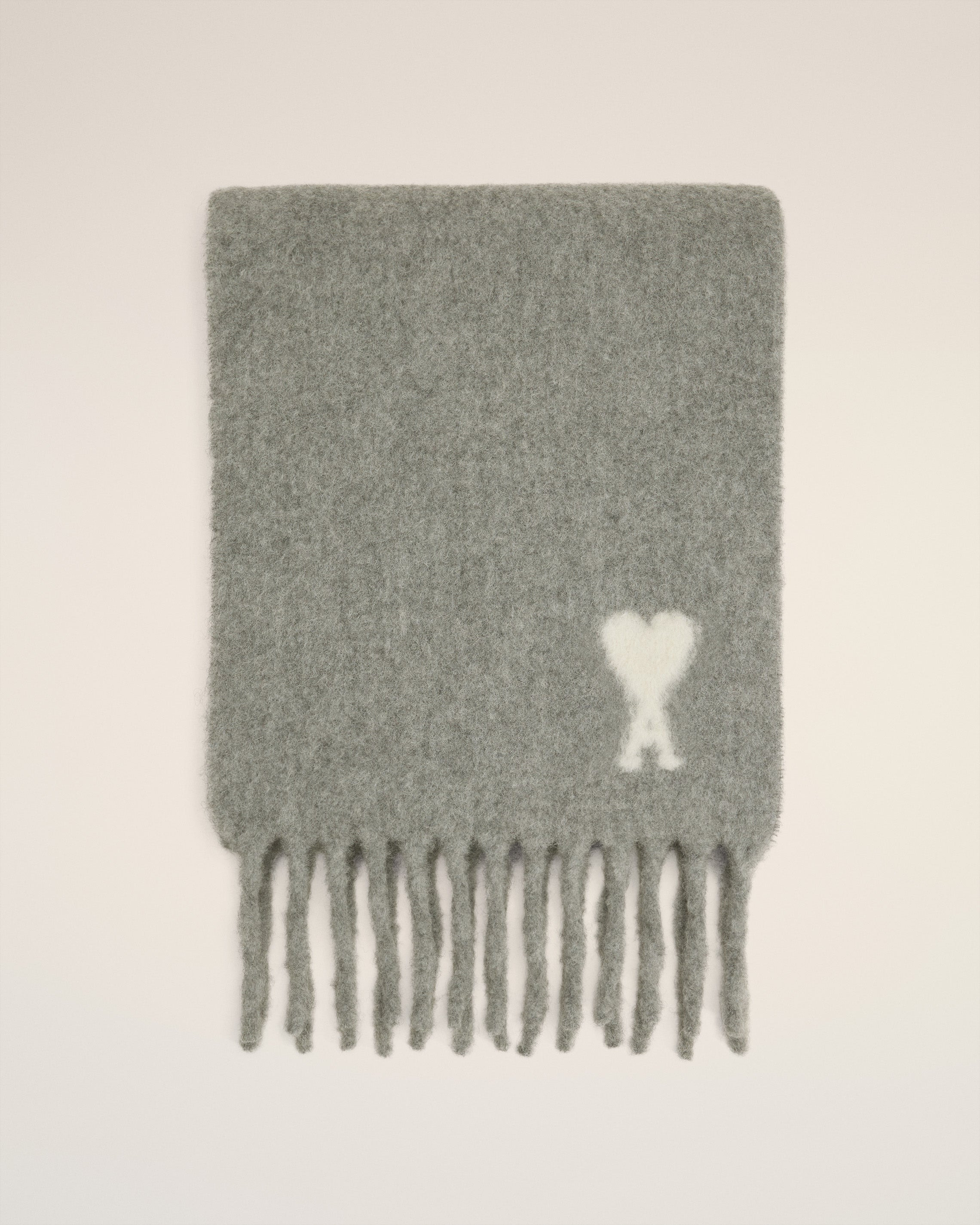 GREY ALPACA  AMI DE COEUR SCARF - 1