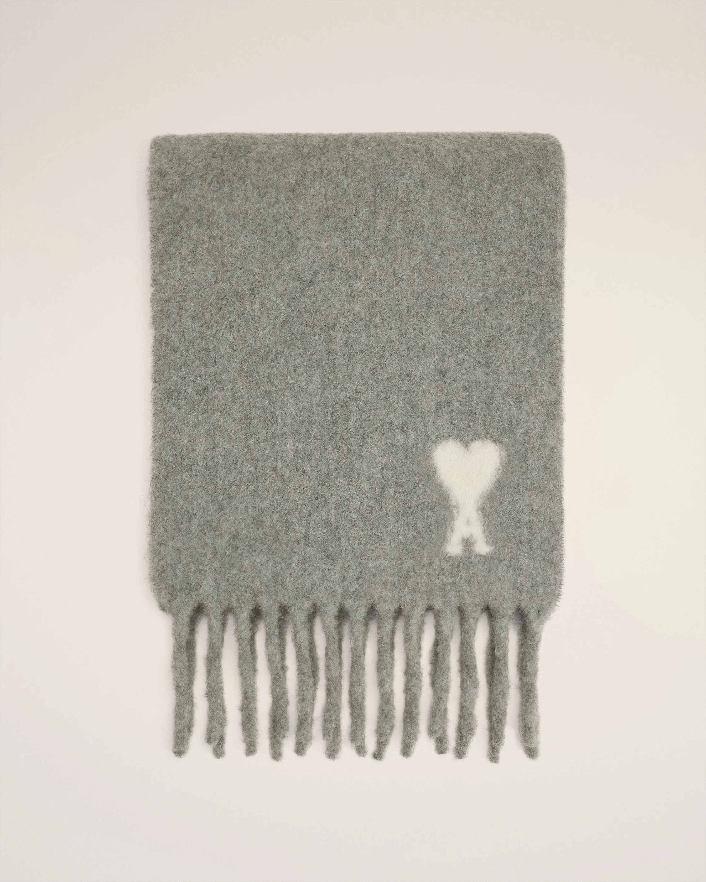 GREY ALPACA AMI DE COEUR SCARF - 1