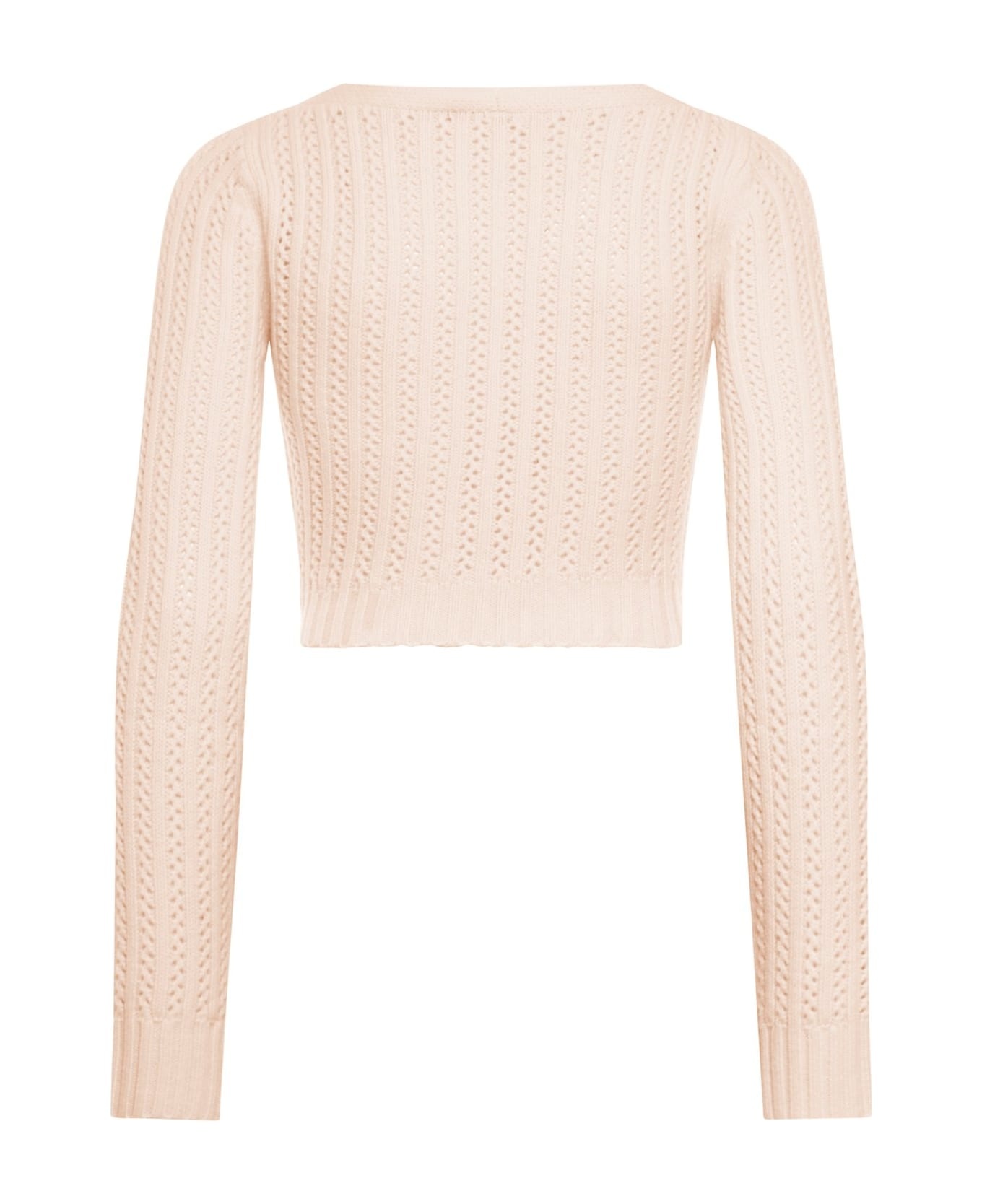 V-neck Long-sleeved Top - 2