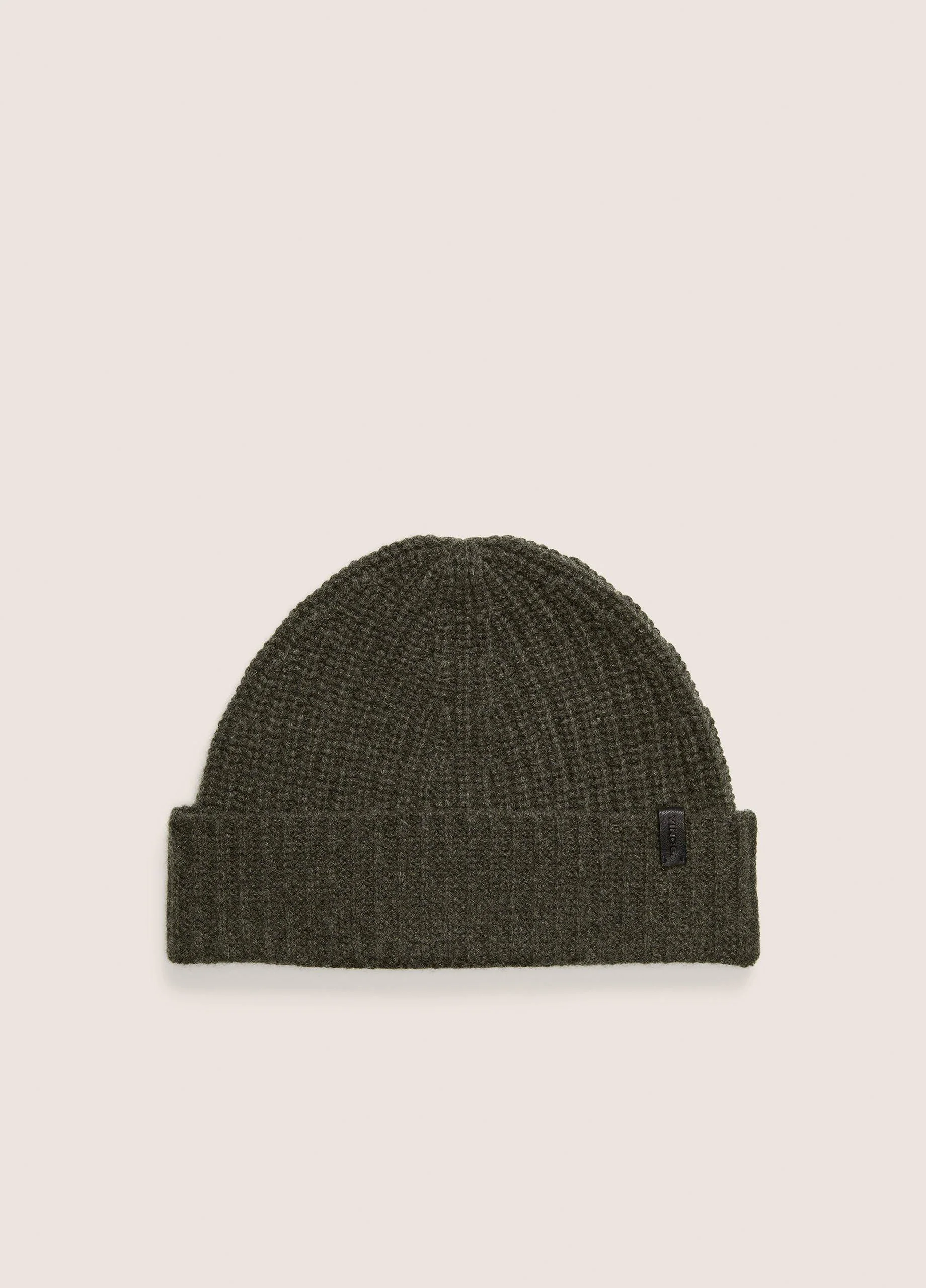 Cashmere Shaker-Stitch Beanie - 1