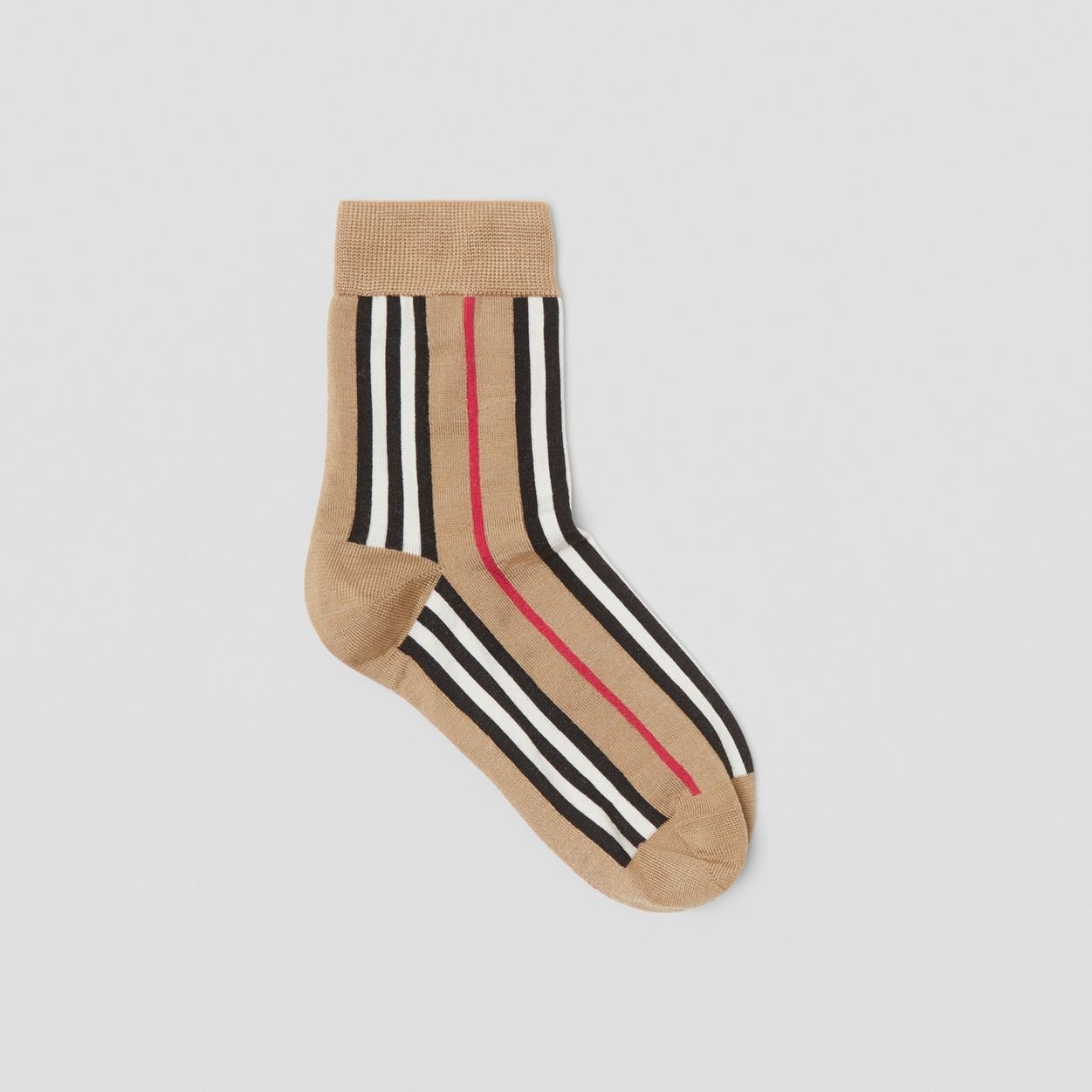 Icon Stripe Intarsia Ankle Socks - 1