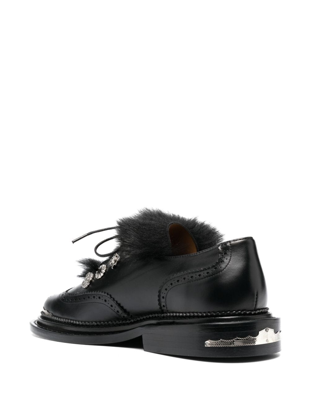studded 30mm leather brogues - 3
