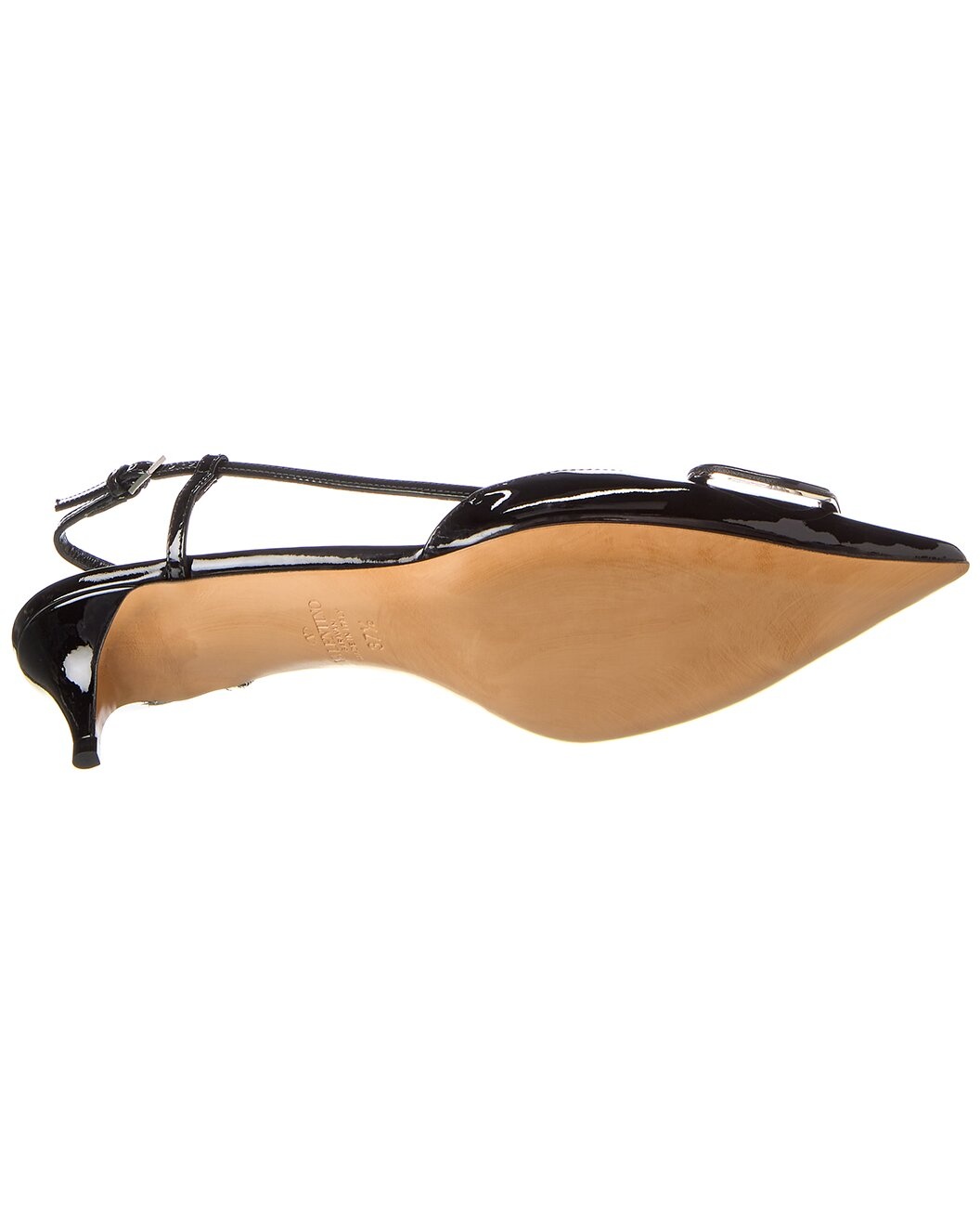 Valentino VLogo 40 Patent Slingback Pump - 4