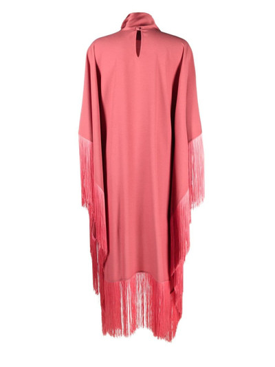 Taller Marmo fringed-edge kaftan dress outlook