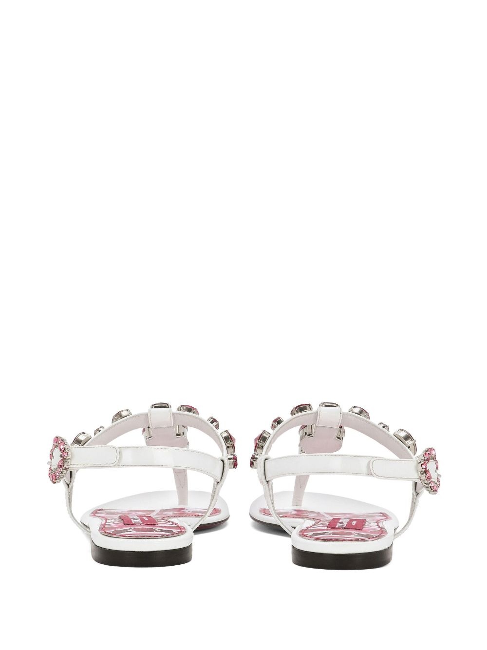 Maiolica-print thong sandals - 3