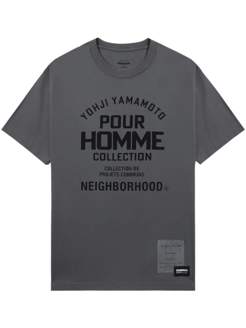 x Neighbourhood slogan-print T-shirt - 1