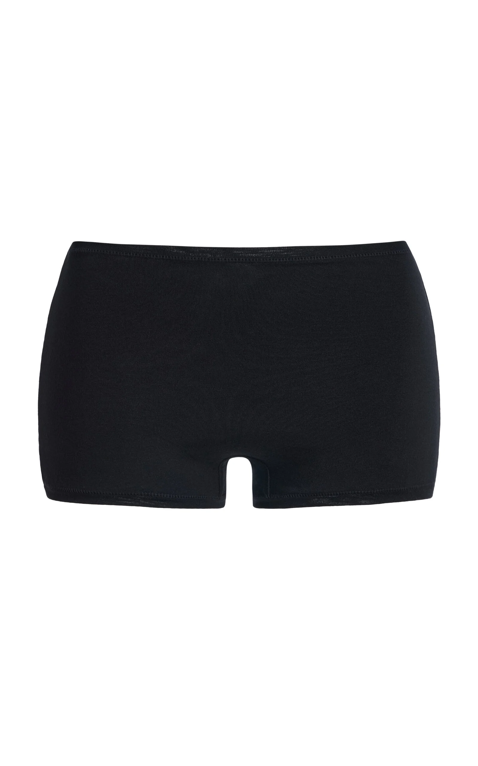 High-Waisted Jersey Boy Shorts black - 1