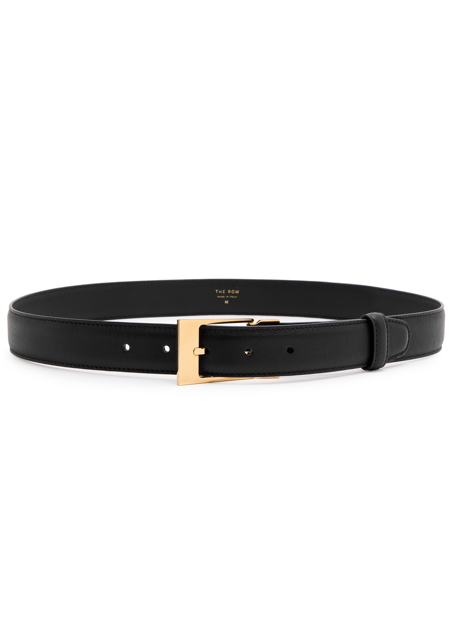 Jewel grained leather belt - 1