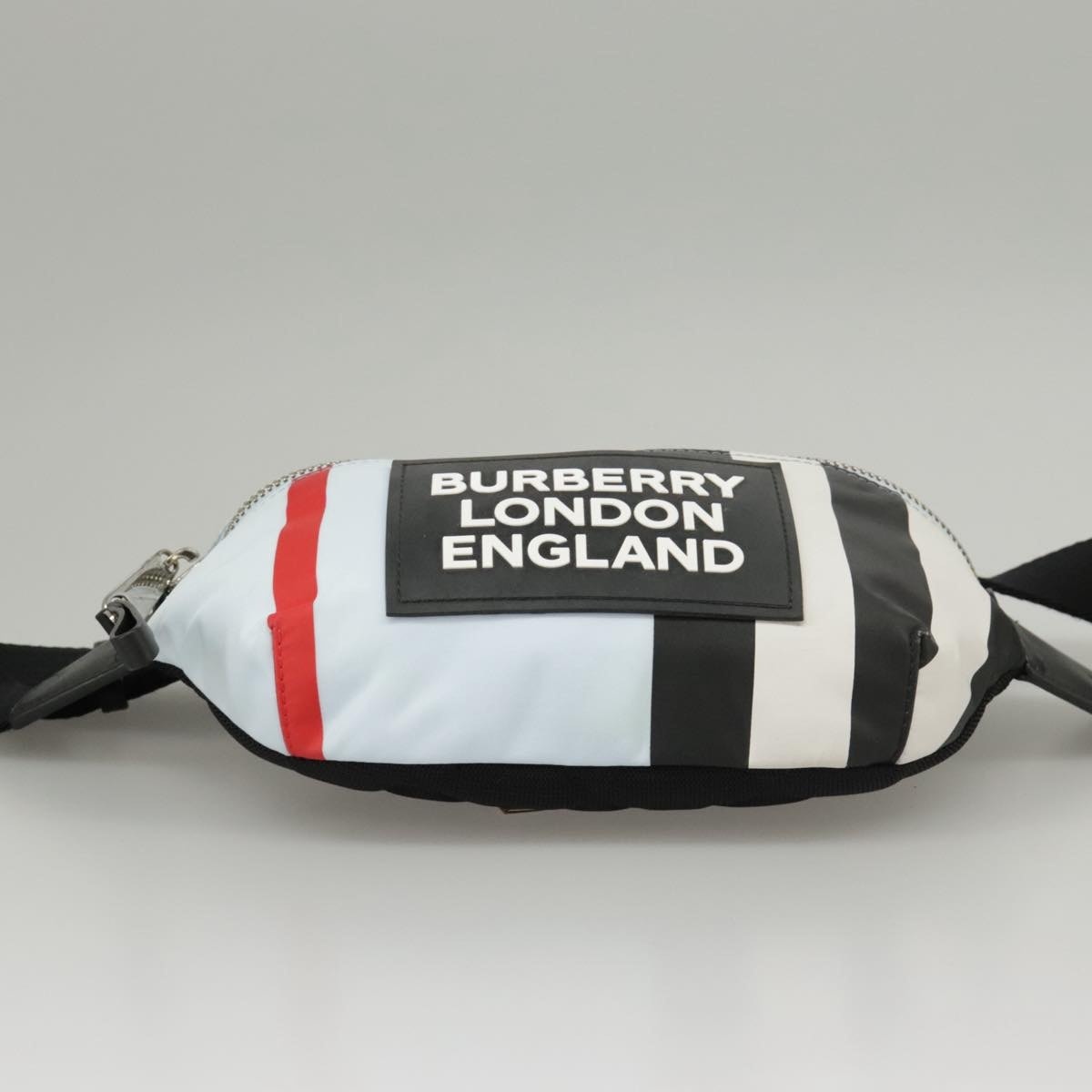 Burberry Waist Bag Nylon Light Blue - 12