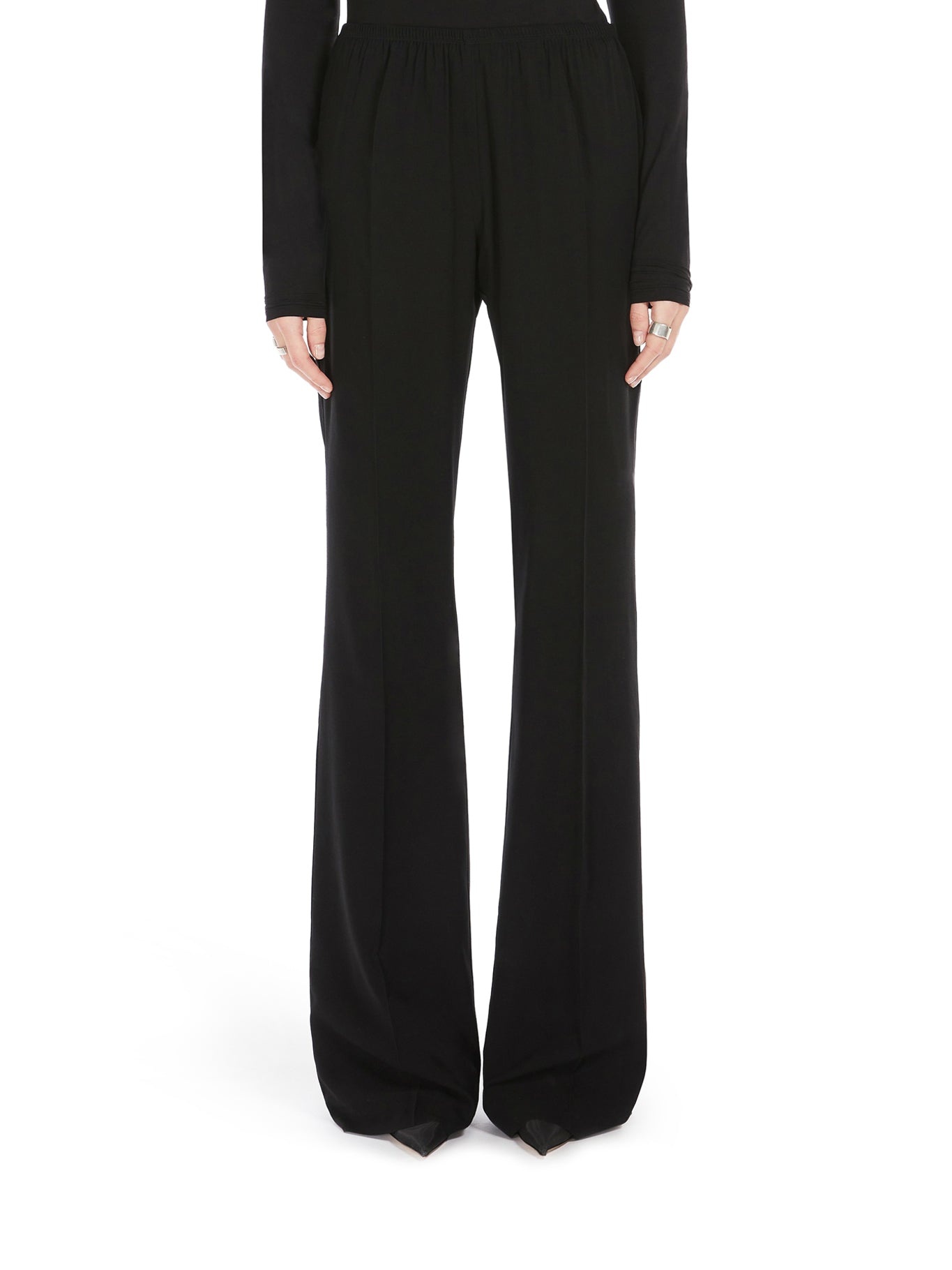 SLIM FIT FLARE PANTS - 3