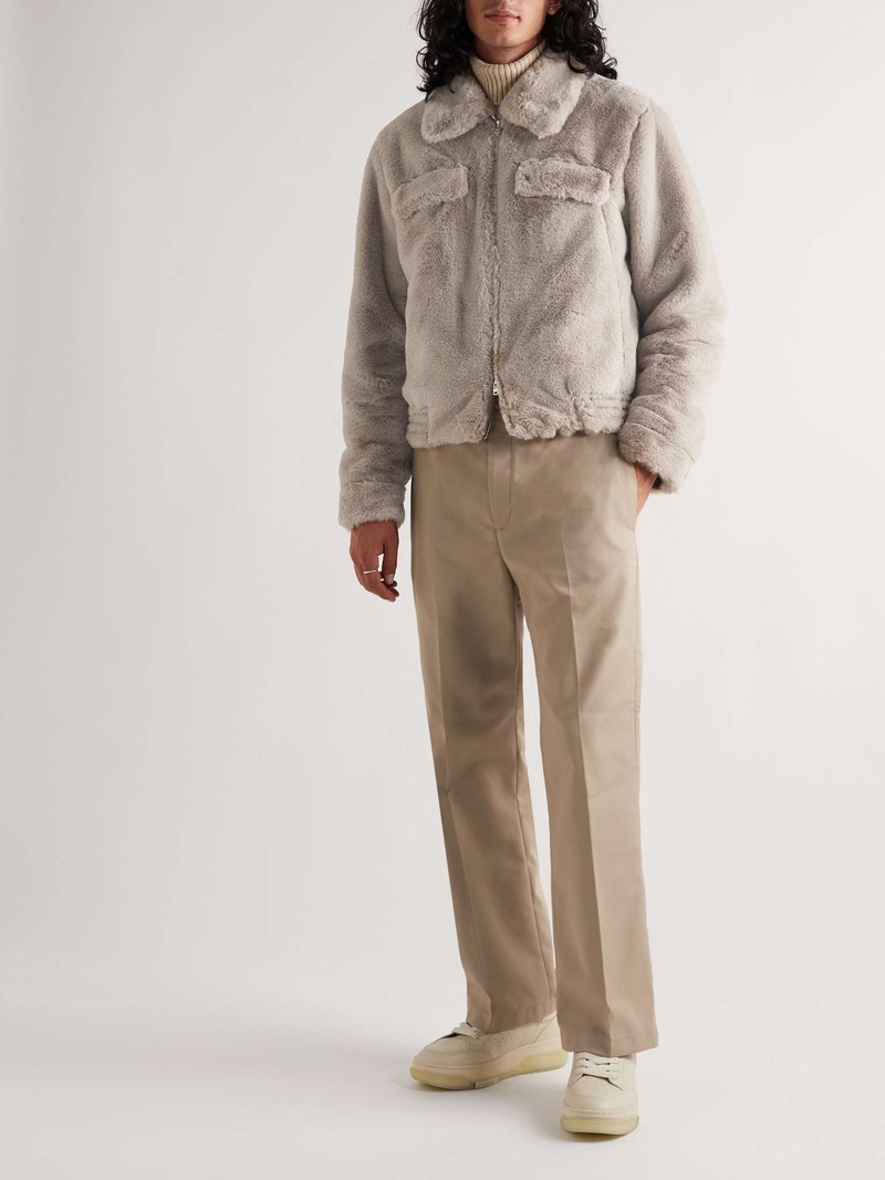 AMIRI Faux Shearling Blouson Jacket outlook