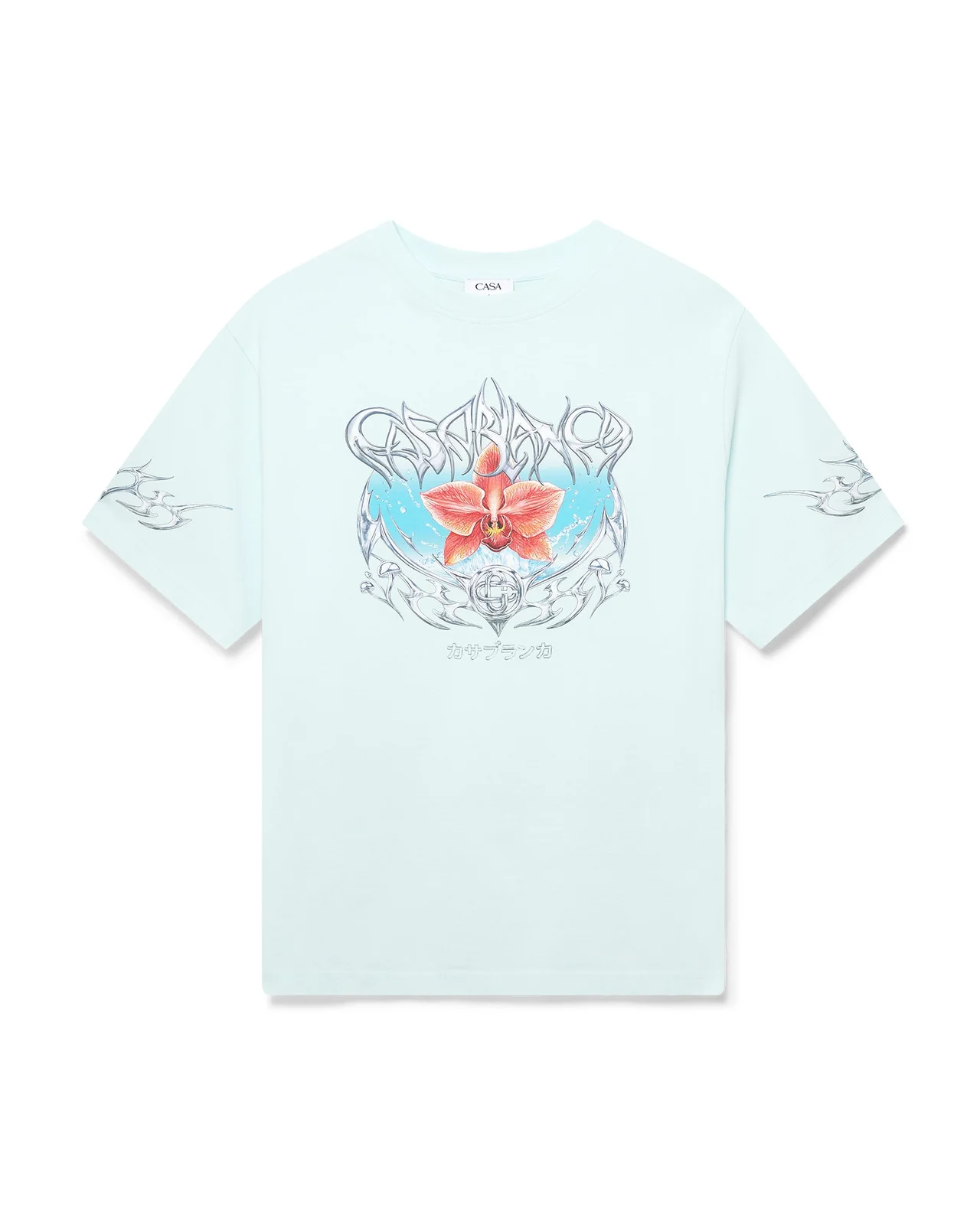 Blades Oversized Short Sleeve T-Shirt | Casablanca Paris - 1