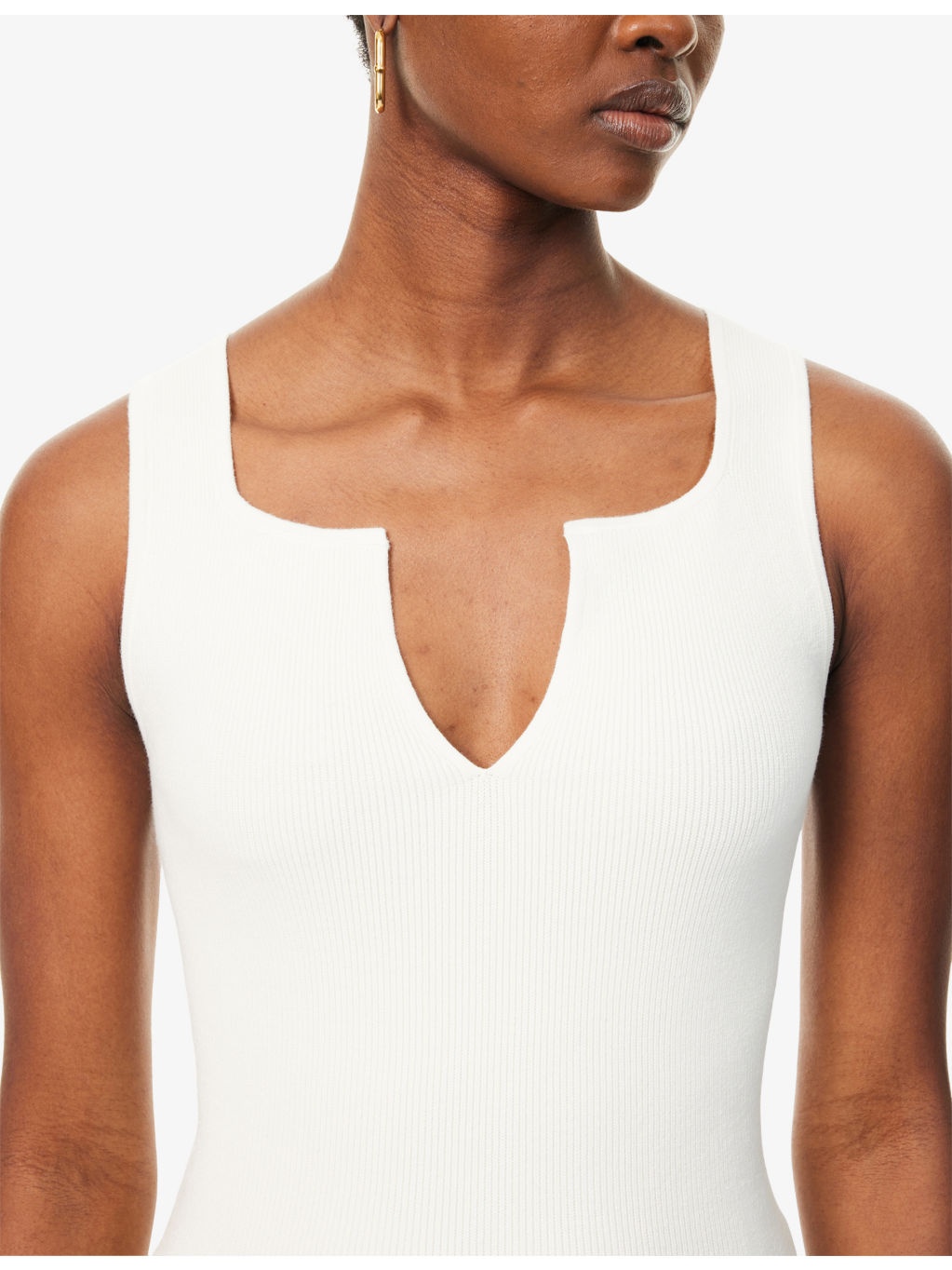 Rylie Slim-Fit Knitted Tank Top - 5