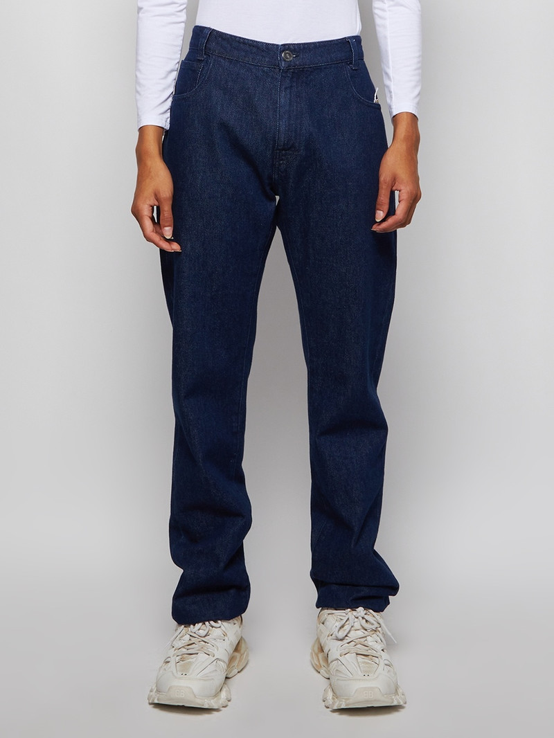 Slim Fit Denim Pants Dark Navy 3