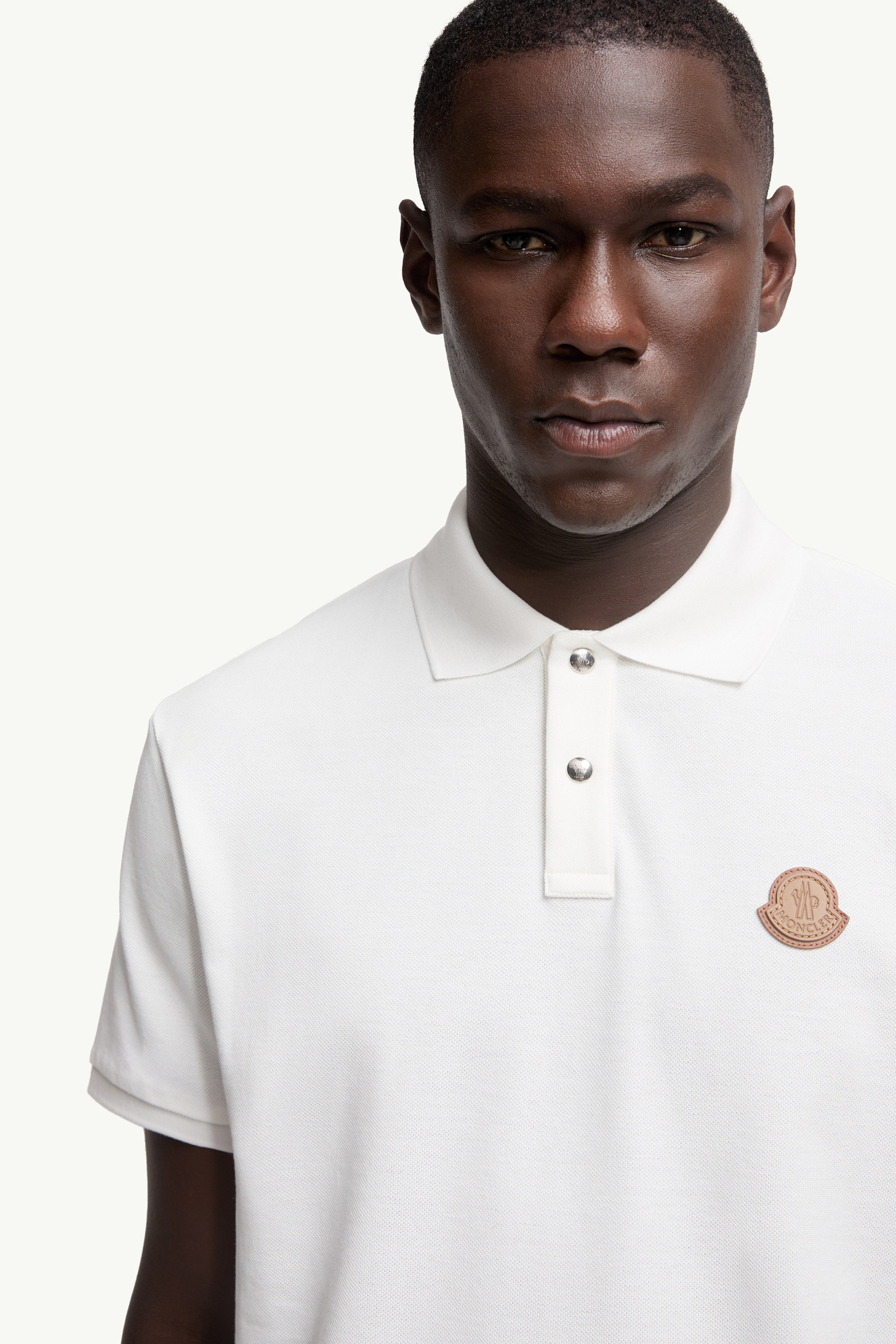 Logo Patch Cotton Piquet Polo Shirt - 6