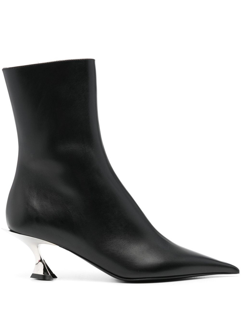 60mm leather ankle boots 1