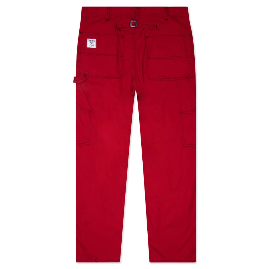 NEEDLES X SMITH'S COTTON TWILL PAINTER PANT - RED - 2