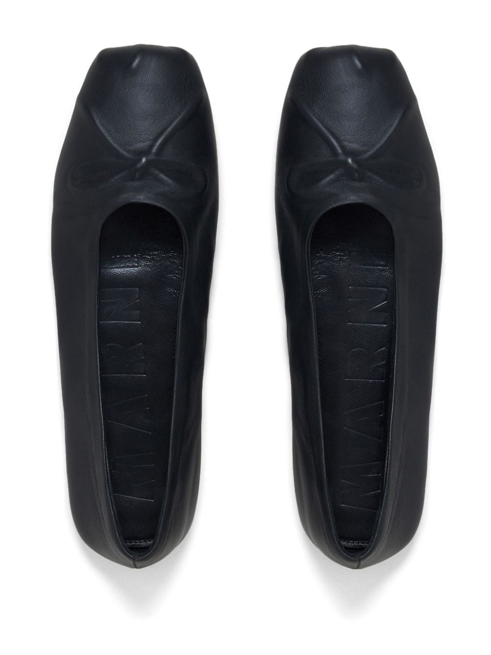 leather ballerina shoes - 4