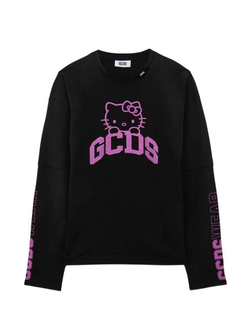 x Hello Kitty long-sleeved cotton T-shirt 1