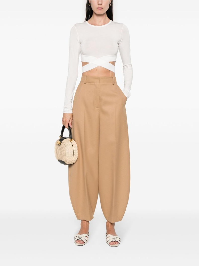 ELISABETTA FRANCHI cut-out cropped sweater outlook