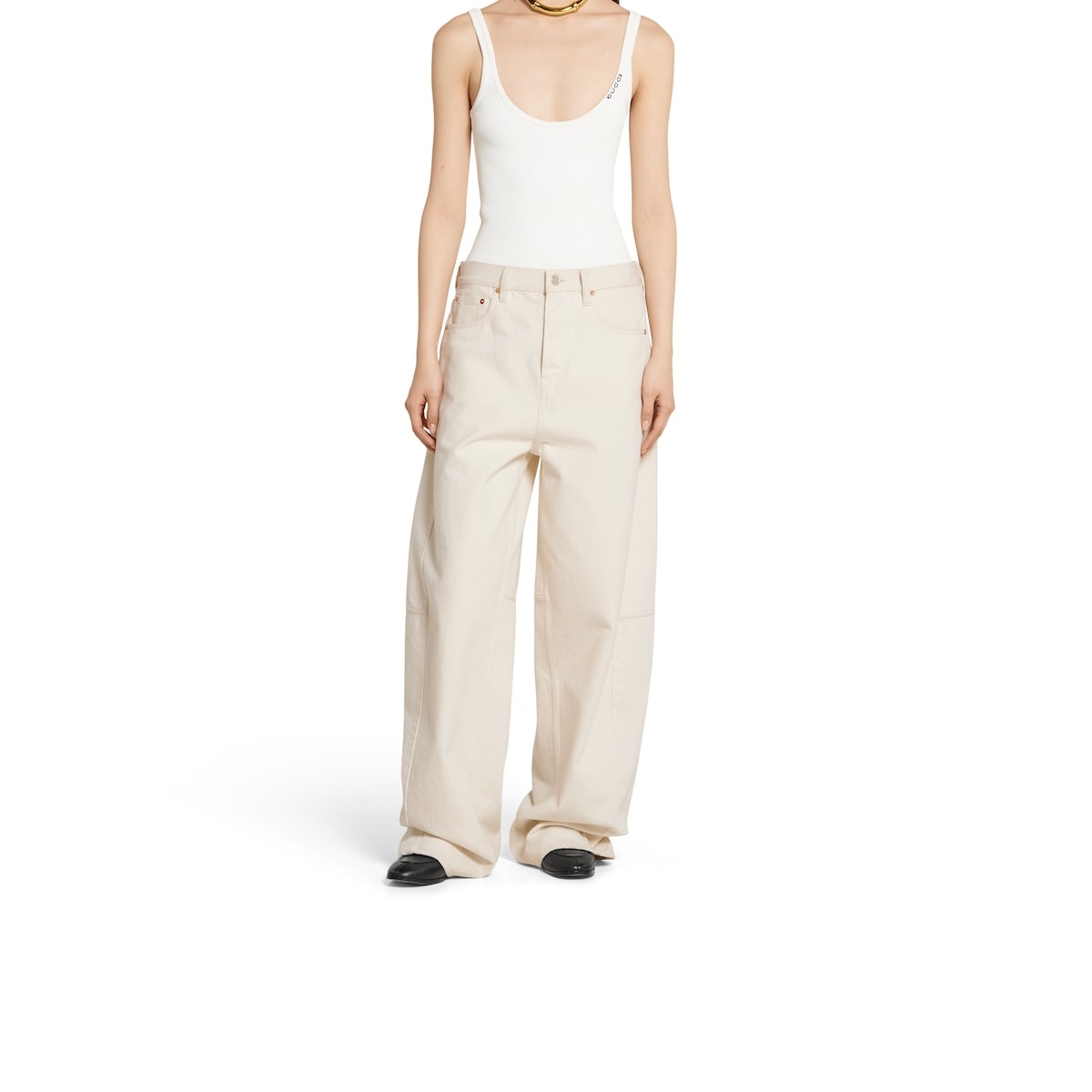 Balloon denim pant - 3
