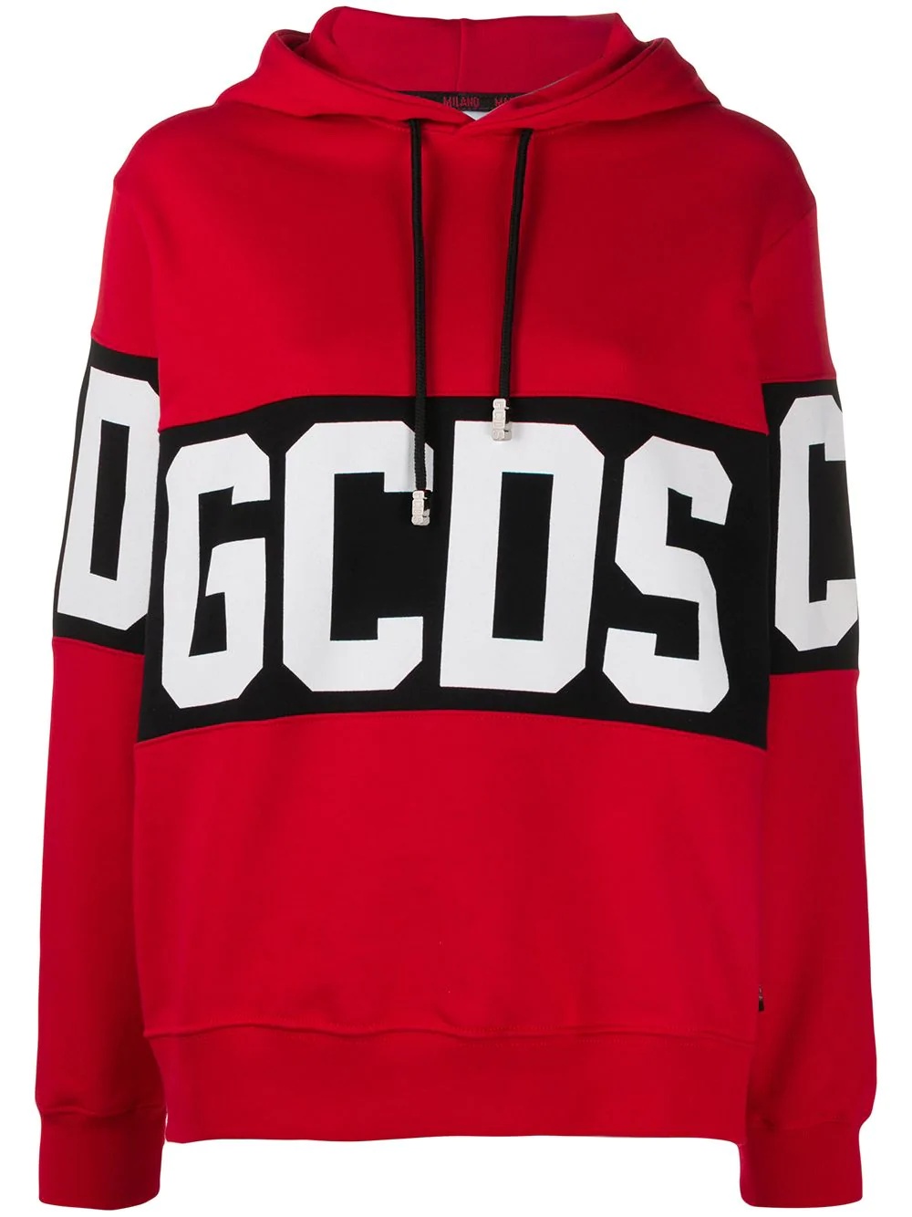 logo print hoodie  - 1