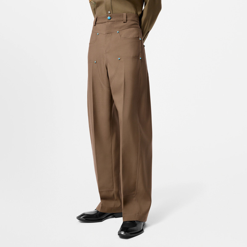 Tailored Wool Workwear Pants 2