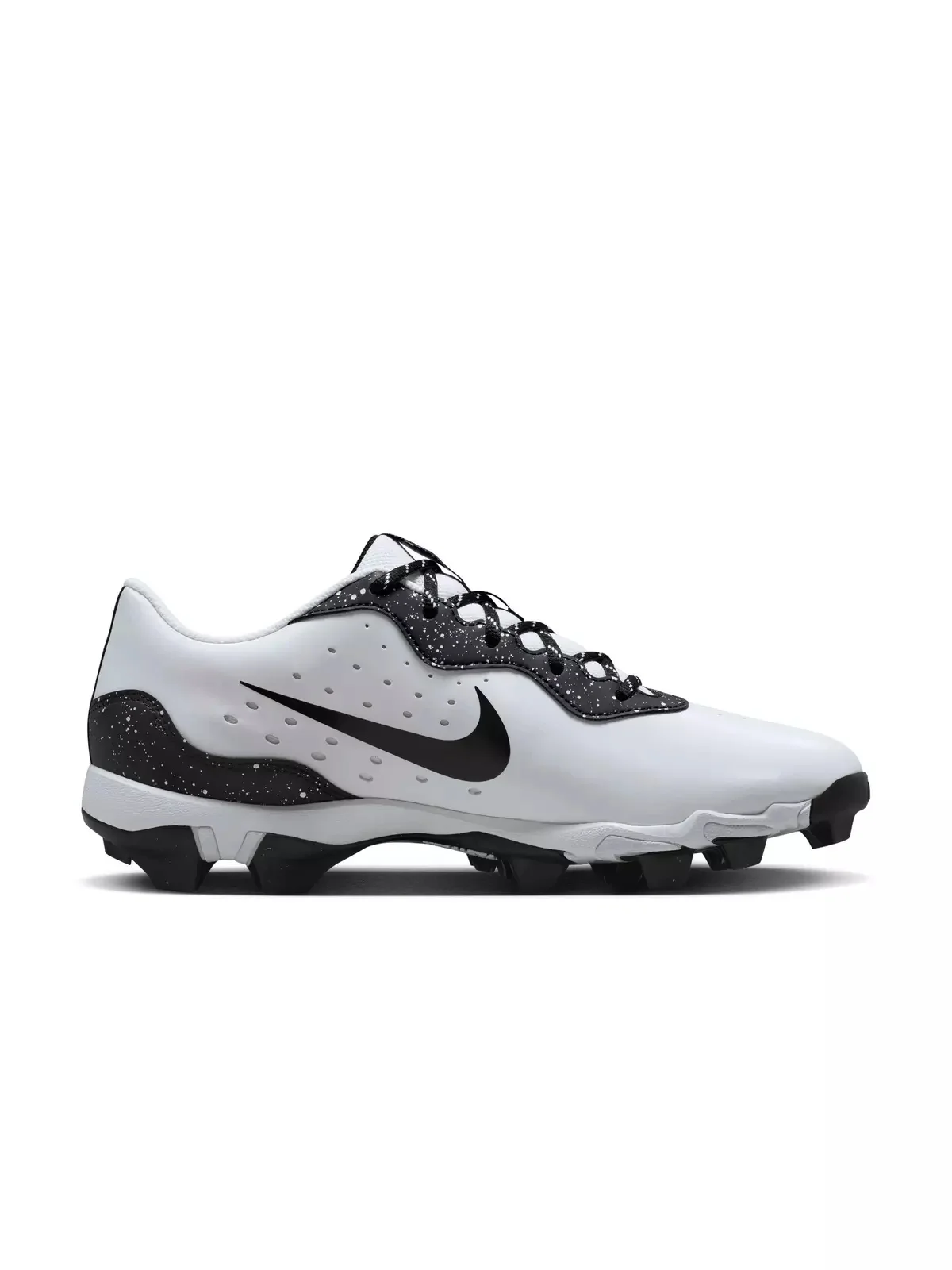 Alpha Huarache 4 Keystone "White/Black" Men's Baseball Cleat - 1