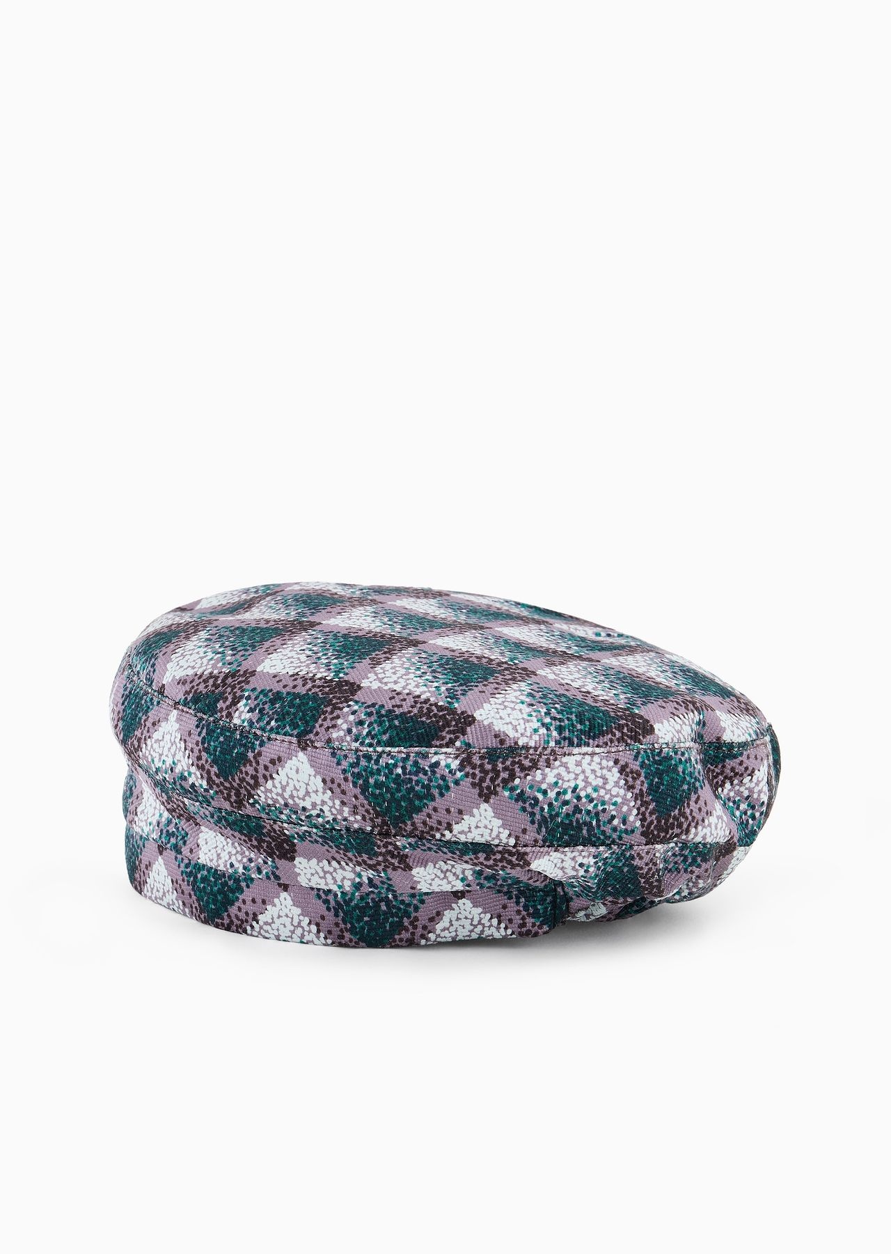 Printed silk beret - 2