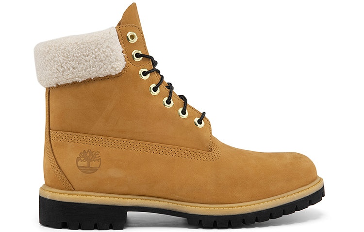 (WMNS) Timberland 6 Inch Premium Shearling Boots 'Wheat Nubuck' A2GMD - 2