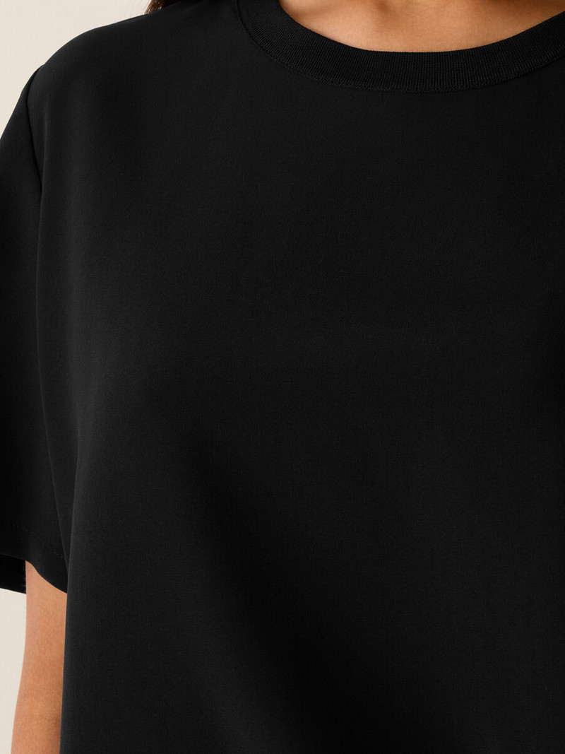 Silk Crepe de Chine Bold Tee 5